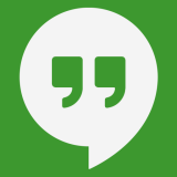 Online Meeting mit Google Hangouts - einfach auf das Icon klicken!