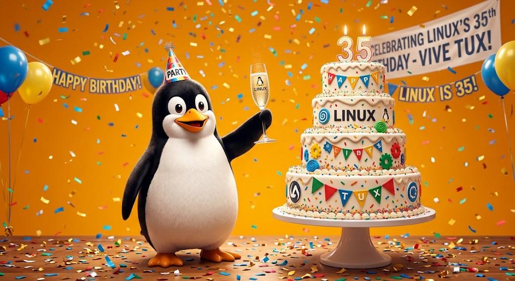 Linux wird 35