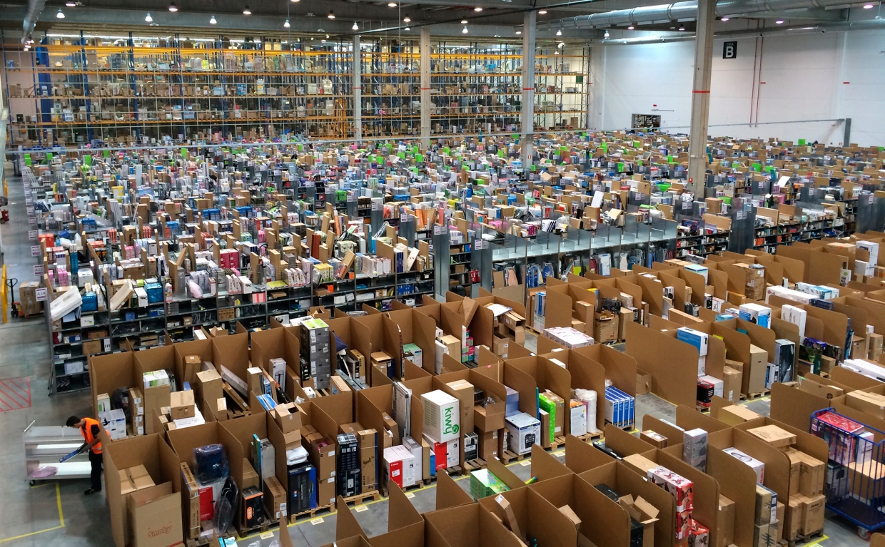Logistikzentrum von Amazon España in San Fernando de Henares bei Madrid