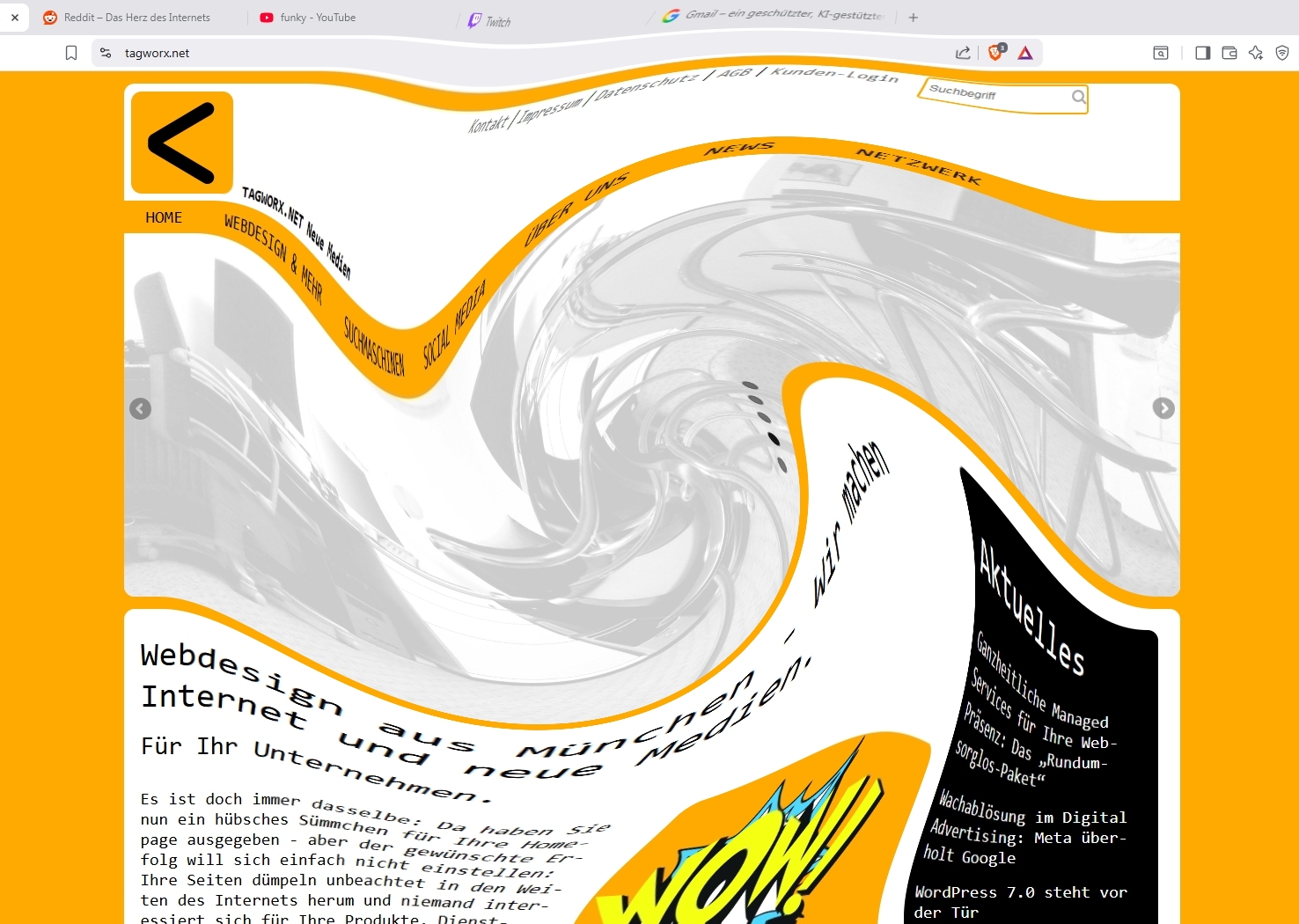 Browsertest mit Überraschungen