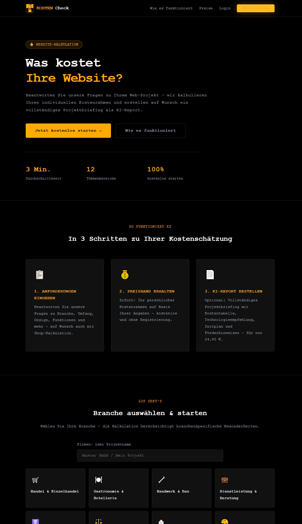 Was kistet Ihre Website?