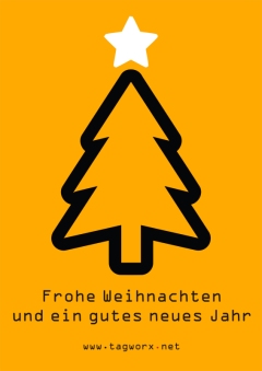 Frohe Weihnachten und ein gutes neues Jahr
